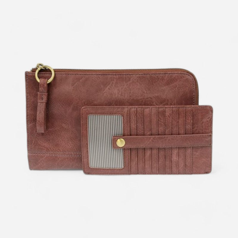 Karina Convertible Wristlet & Wallet Mauvewood