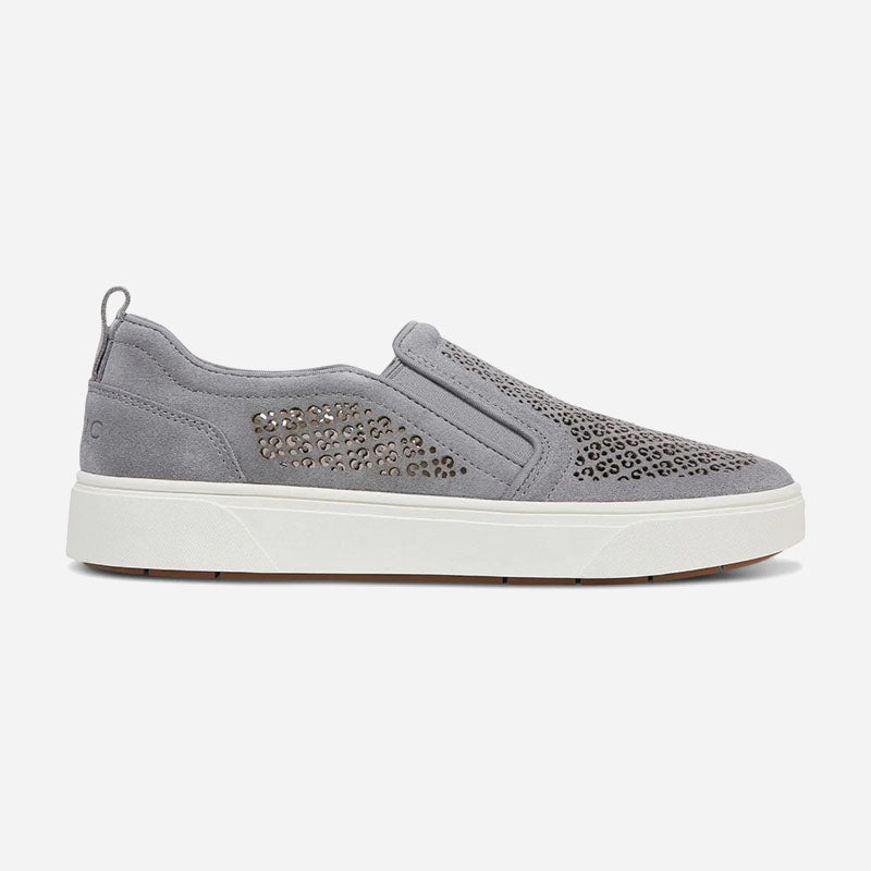 Kimmie Perf Slate Suede