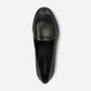 Willa Wedge Black Leather