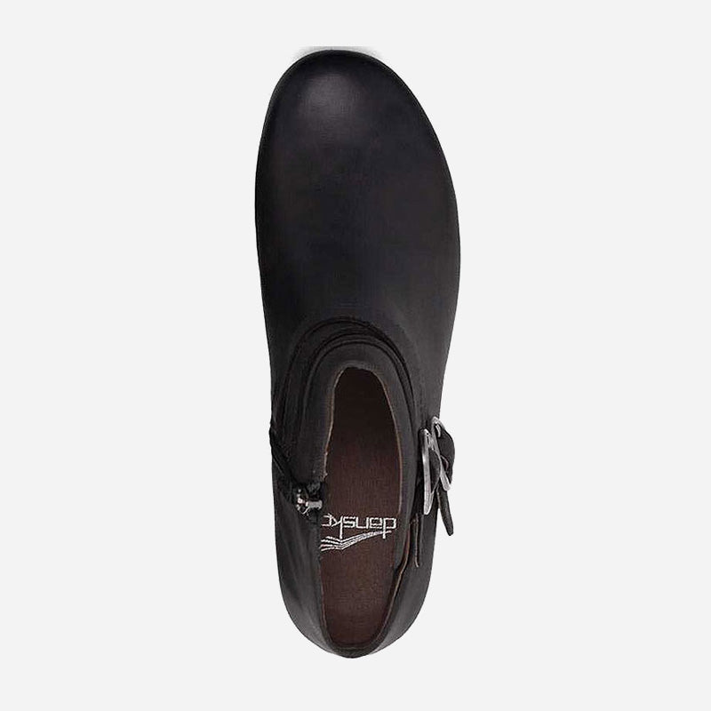 Faithe Black Burnished Nubuck