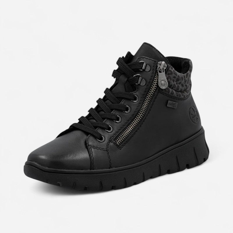 Heike 05 Black/Grey Leopard