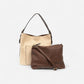 Classic Hobo Handbag Cream/Coffee
