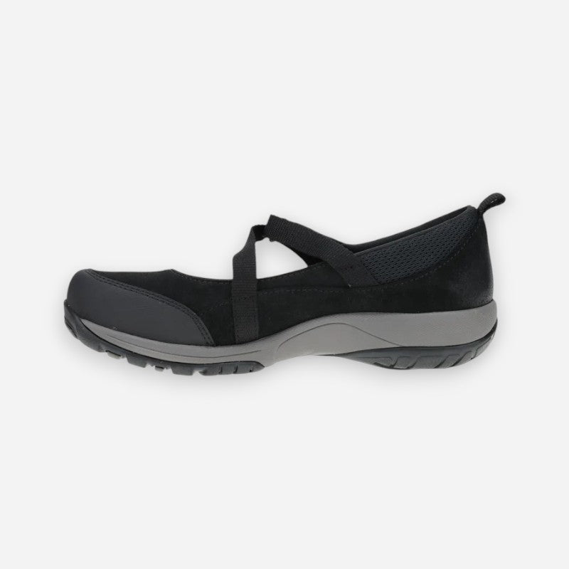 Primrose Black Burnished Suede