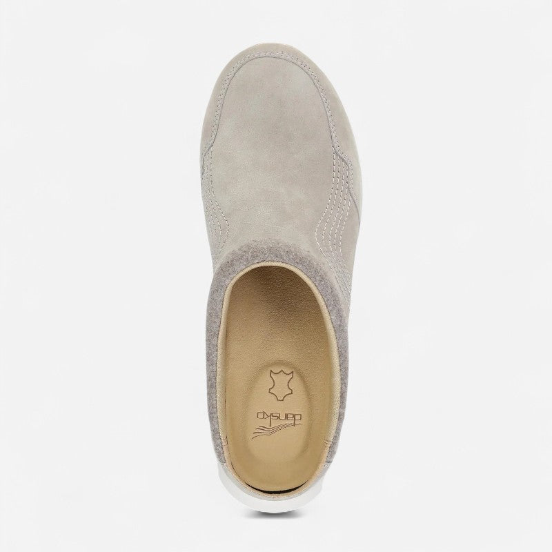 Claudia Stone Suede leather