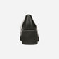 Willa Wedge Black Leather