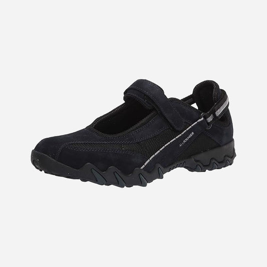 Niro Mary Jane Black Seamed Felt