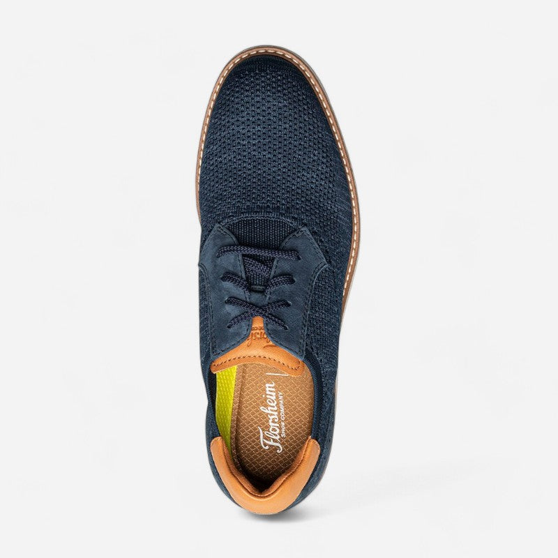 Men's Vibe Knit Plain Toe Oxford Navy