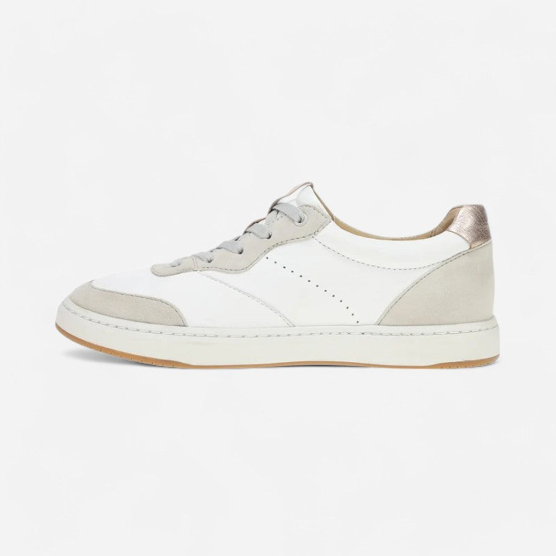 Josey White/Rose Gold Nappa