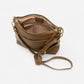 Layla Top Zip Crossbody Bag Fawn