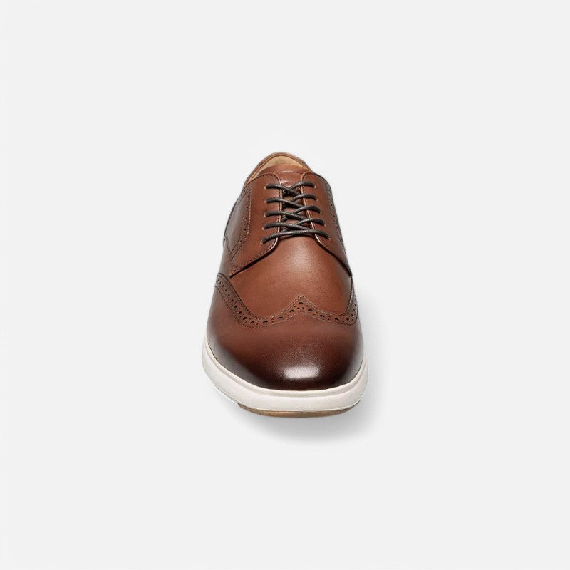Men's Dash Wingtip Oxford Cognac/White
