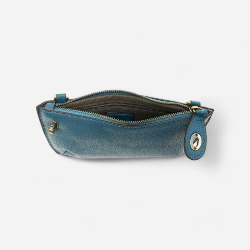 Mini Crossbody Wristlet Clutch Monaco Blue