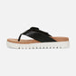 Uptown Marin Black tumbled Leather