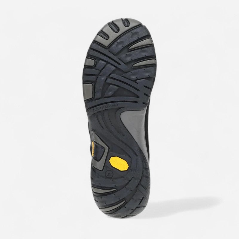 Primrose Black Burnished Suede
