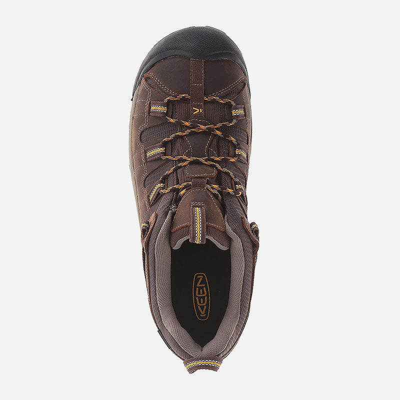 Men's Targhee II Waterproof Wide Cascade Brown/Golden Yellow
