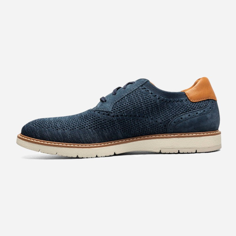 Men's Vibe Knit Plain Toe Oxford Navy
