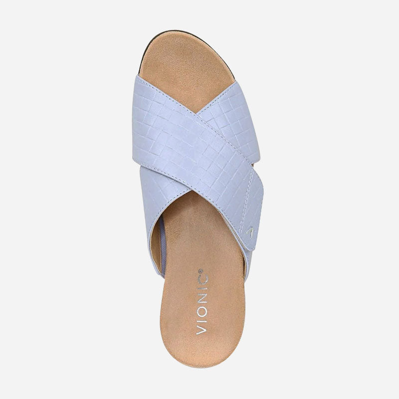 Leticia Blue Haze Embossed