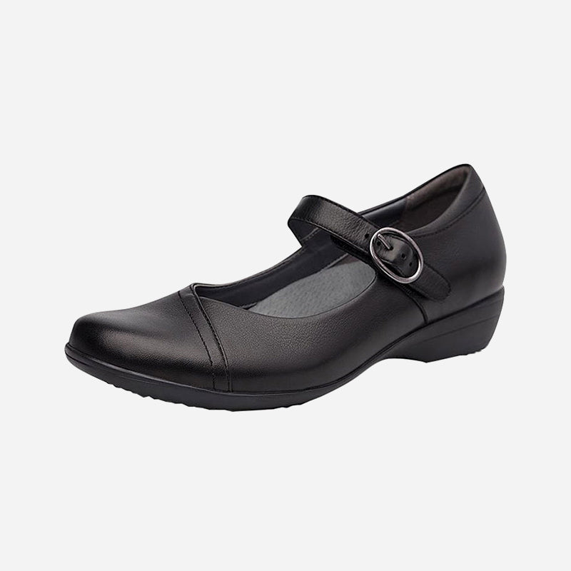 Fawna Black Leather