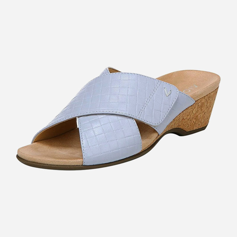 Leticia Blue Haze Embossed